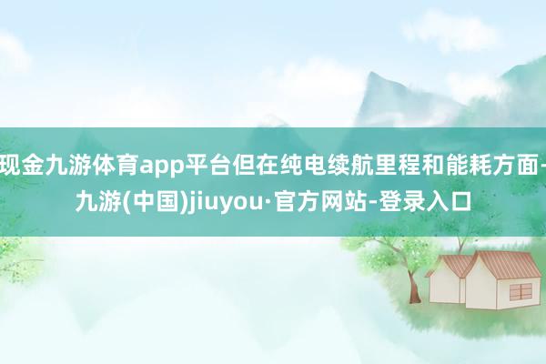 现金九游体育app平台但在纯电续航里程和能耗方面-九游(中国)jiuyou·官方网站-登录入口