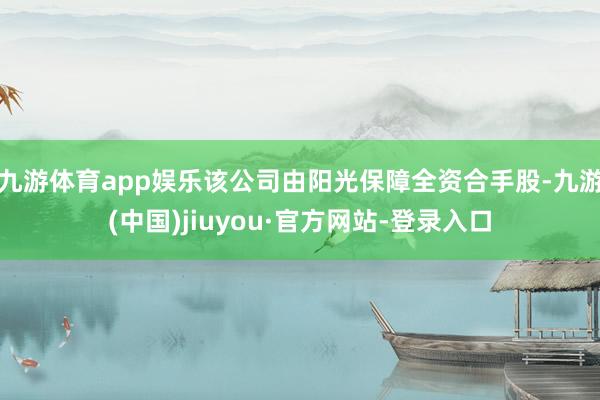 九游体育app娱乐该公司由阳光保障全资合手股-九游(中国)jiuyou·官方网站-登录入口
